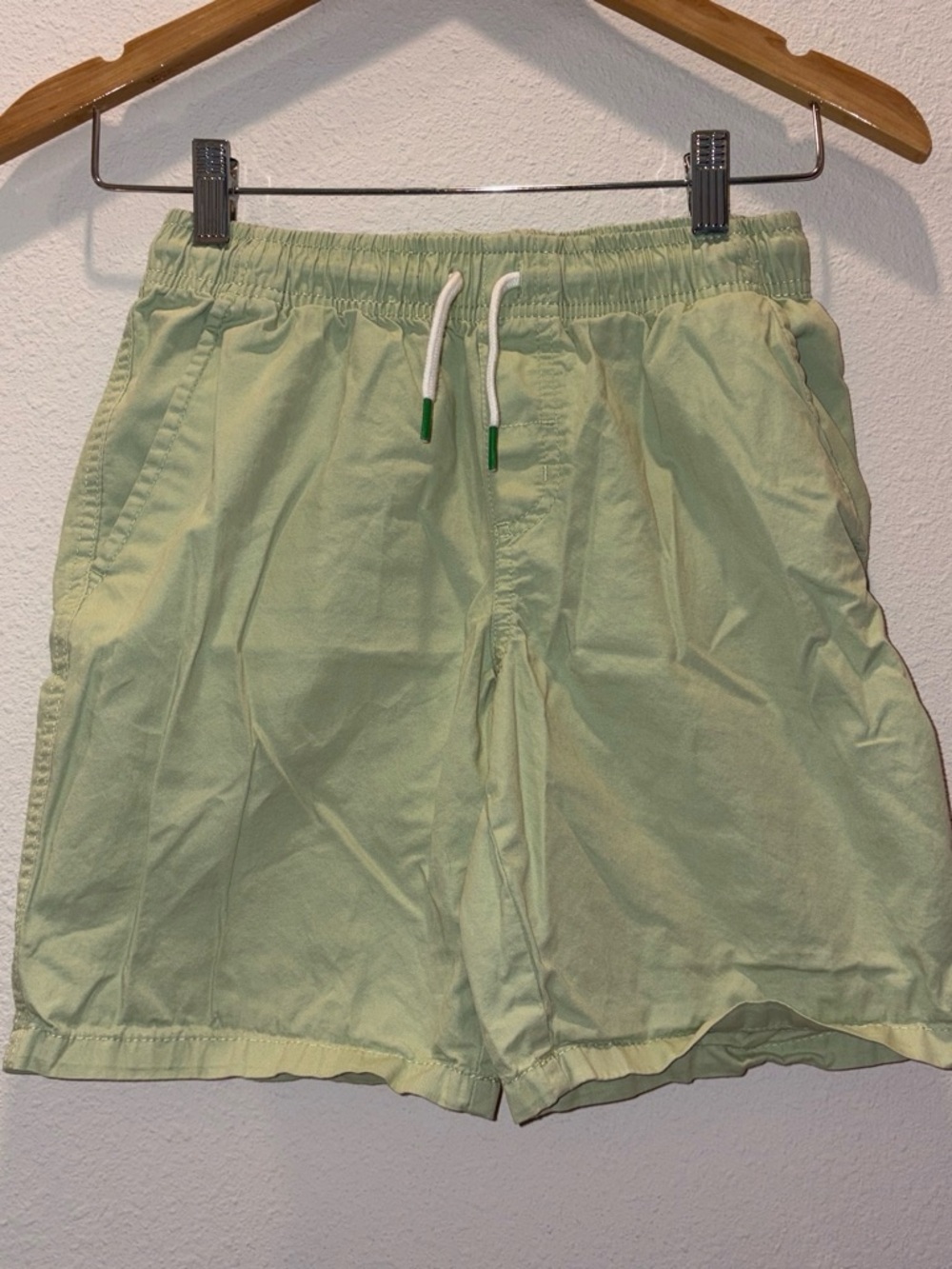 Kids Green Drawstring Shorts